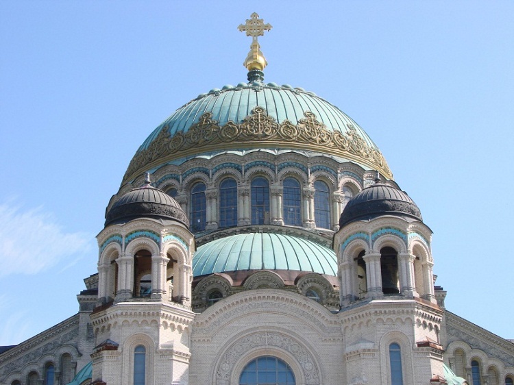 Купол Кронштадтского Никольского морского собора