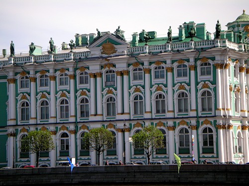 Северный фасад Зимнего дворца