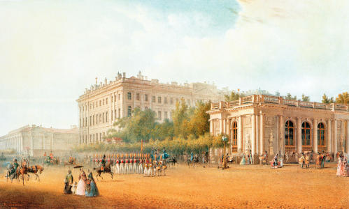 "Вид Аничкова дворца",1862