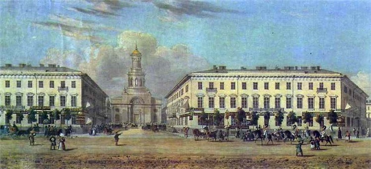 "Панорама Невского проспекта (фрагмент)", 1830