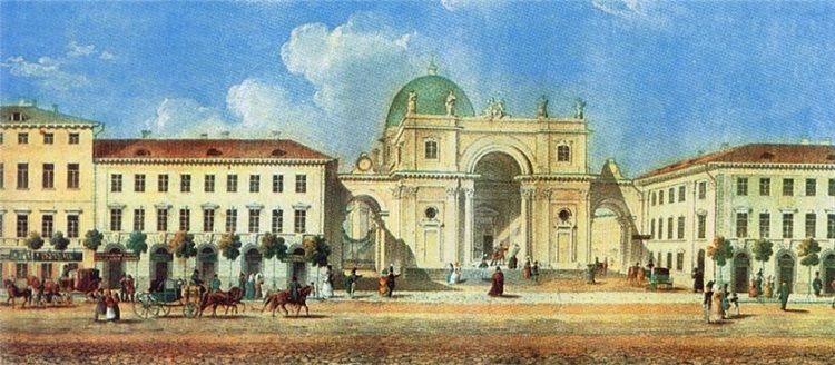 "Панорама Невского проспекта (фрагмент)", 1830