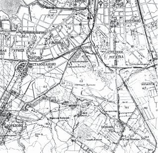 Лиговский канал. Карта 2001 г.