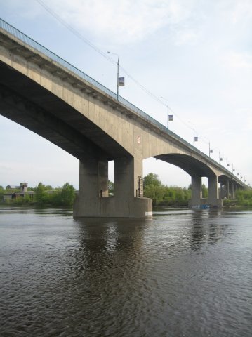 Старый мост через Волгу