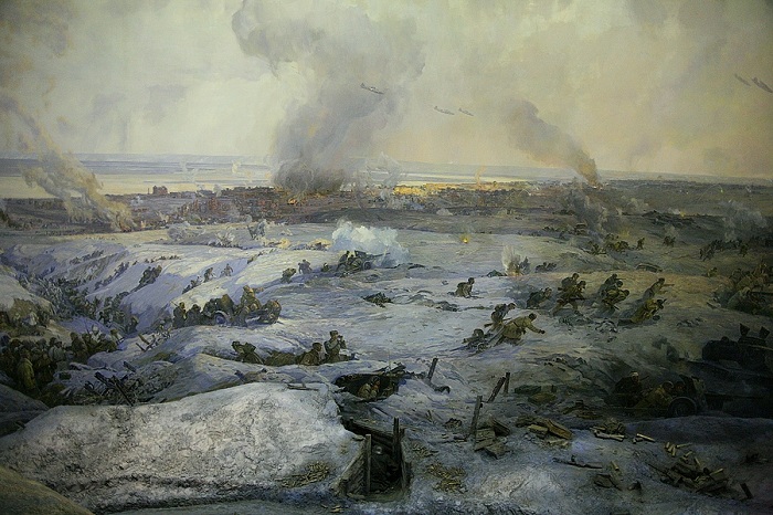 Разгром немецко-фашистских войск под Сталинградом (панорама)