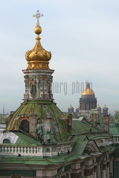 Купол Большой Церкви Зимнего дворца